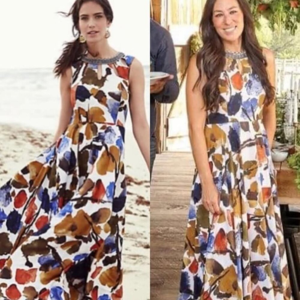Ranna Gill Finola Maxi Dress Sz Small Petite